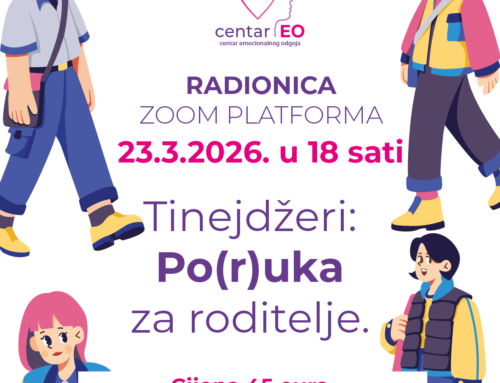 Tinejdžeri: Po(r)uka za roditelje, radionica
